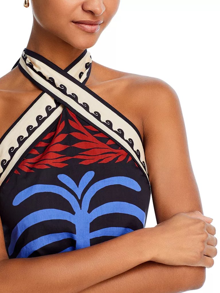 Johanna Ortiz Cotton Palm Mini Dress — image 2 of 5